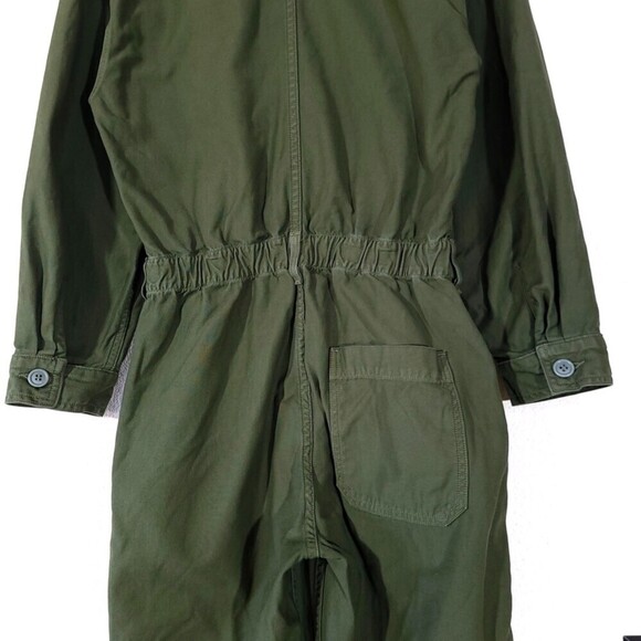 CITIZENS OF HUMANITY Marta Utility Jumpsuit Workwear Coverall Minimal Cargo Army - Picture 9 of 14